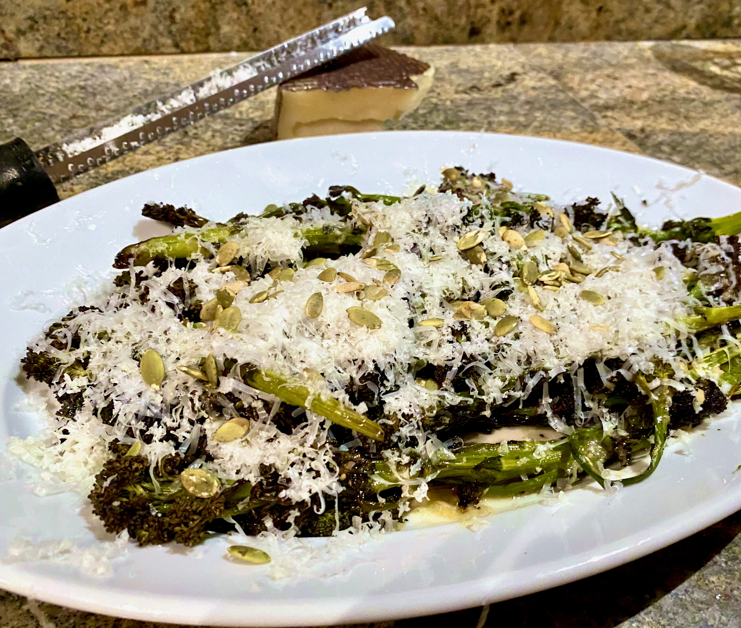 Charred Broccolini Salad - The Wild Blackberry